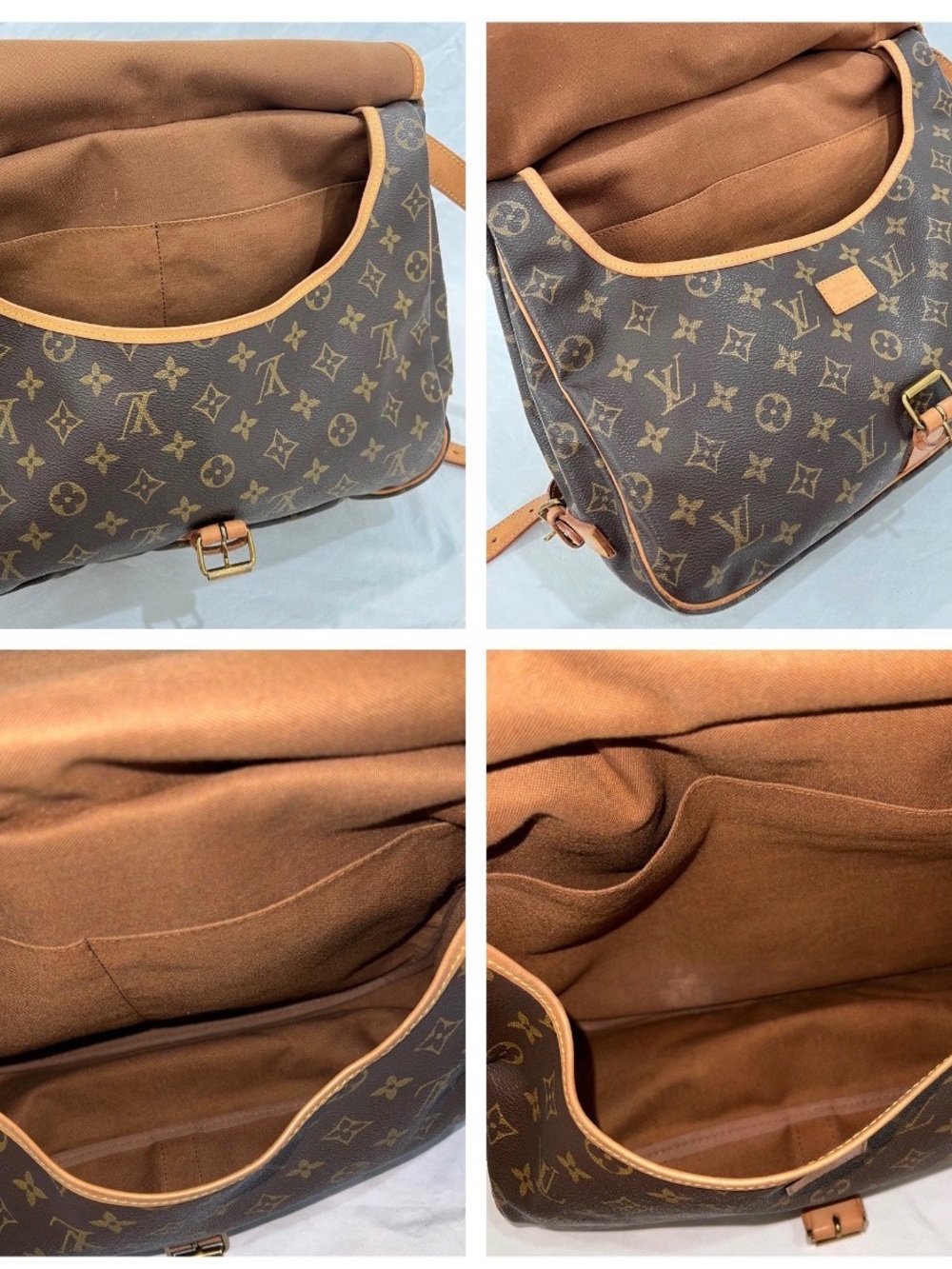 Louis Vuitton Monogram Canvas Crossbody Bag - Brown/Tan - Picture 2 of 3